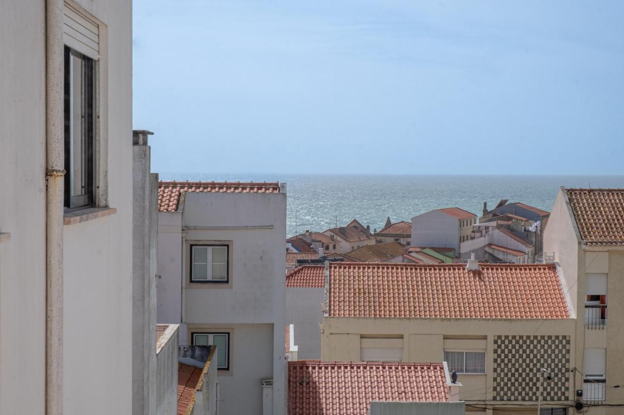 Olhos D'Agua - Penthouse Apartment Nazare Bagian luar foto